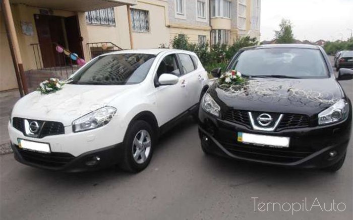 Аренда Nissan Qashqai на свадьбу Тернопіль