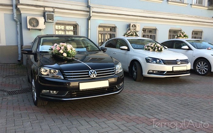 Аренда Volkswagen Passat B7 на свадьбу Тернопіль