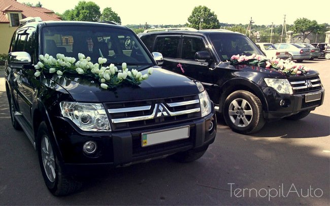 Аренда Mitsubishi Pajero Wagon на свадьбу Тернопіль